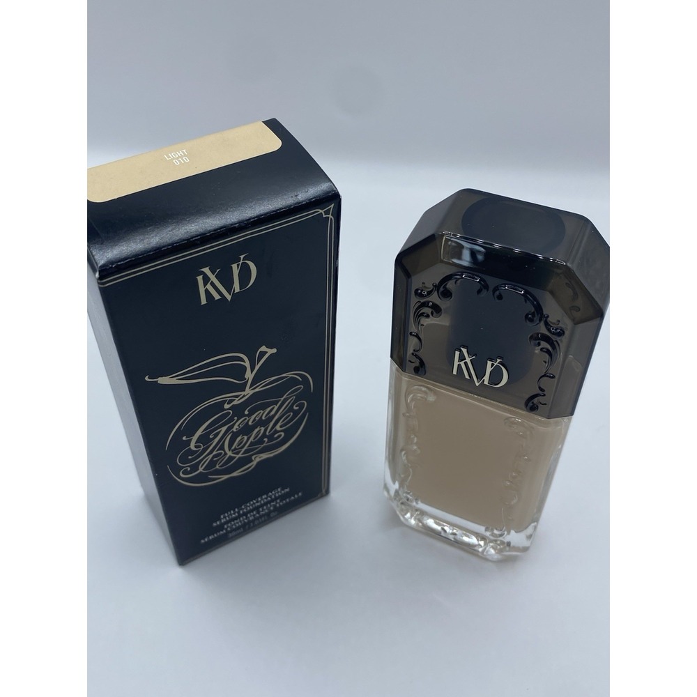 KVD KAT VON D Beauty Good Apple Full Coverage Serum Foundation LIGHT 010 NIB